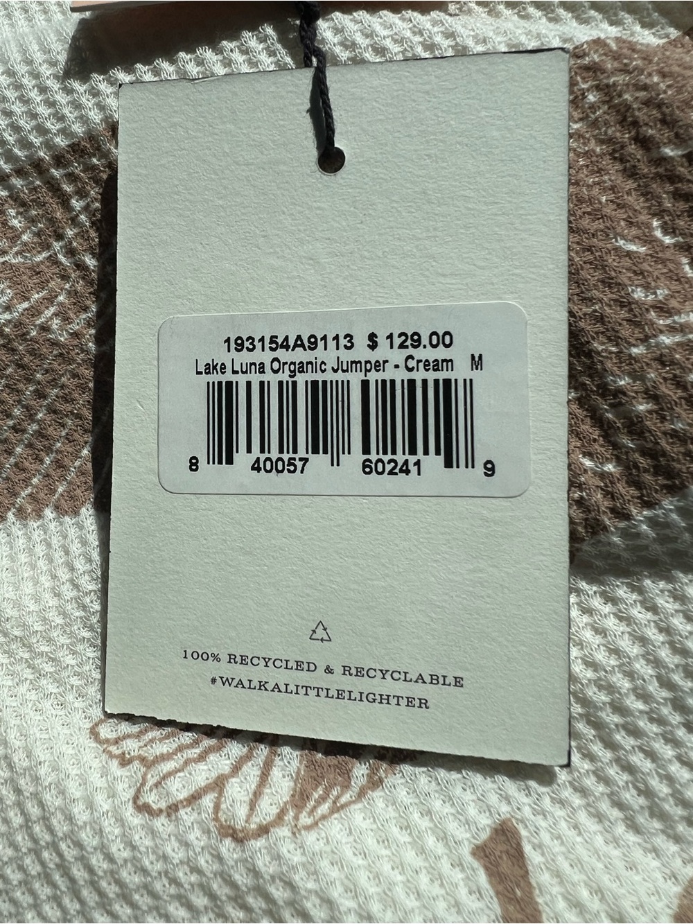 NWT! Spell & The Gypsy Lake Luna Organic Jumper - Picture 5 of 6